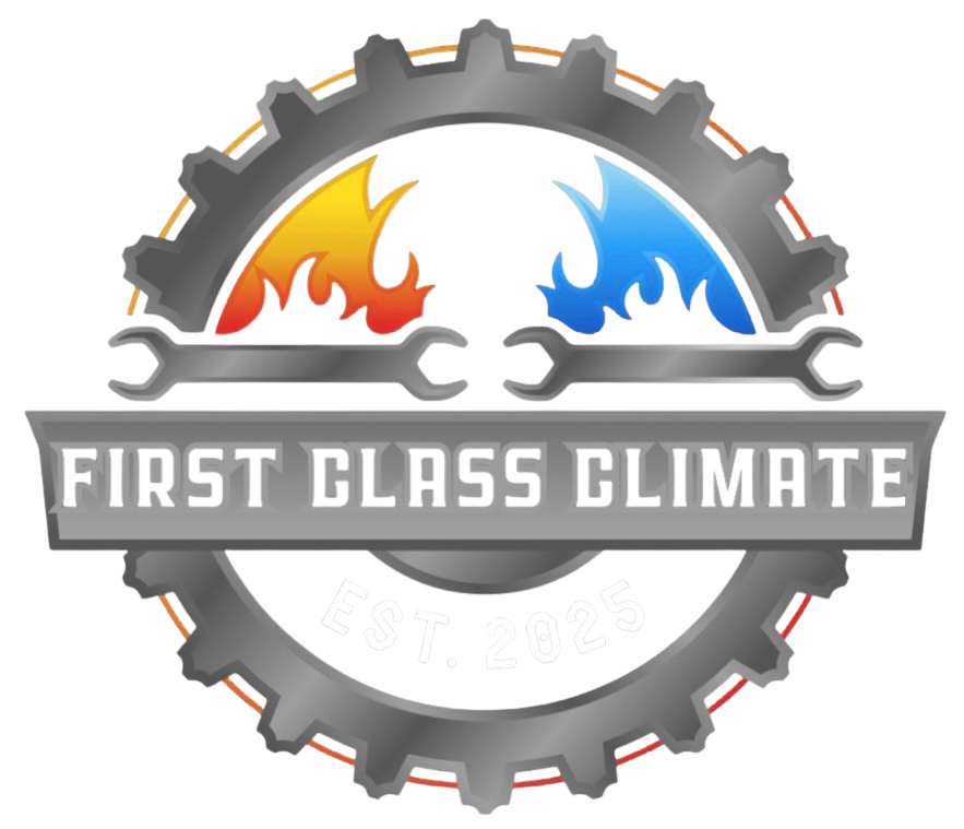 First Class Climate heating and air conditioning logo