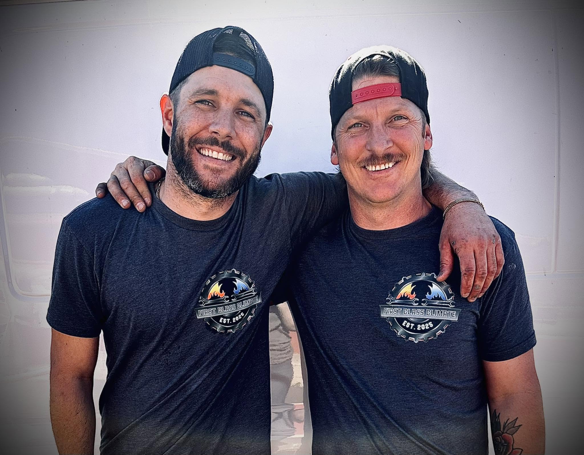 Zack, left, and Jimmy of First Class Climate