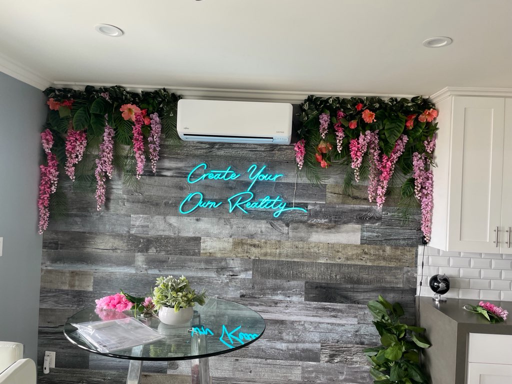 Ductless air conditioning installation in a San Diego County home