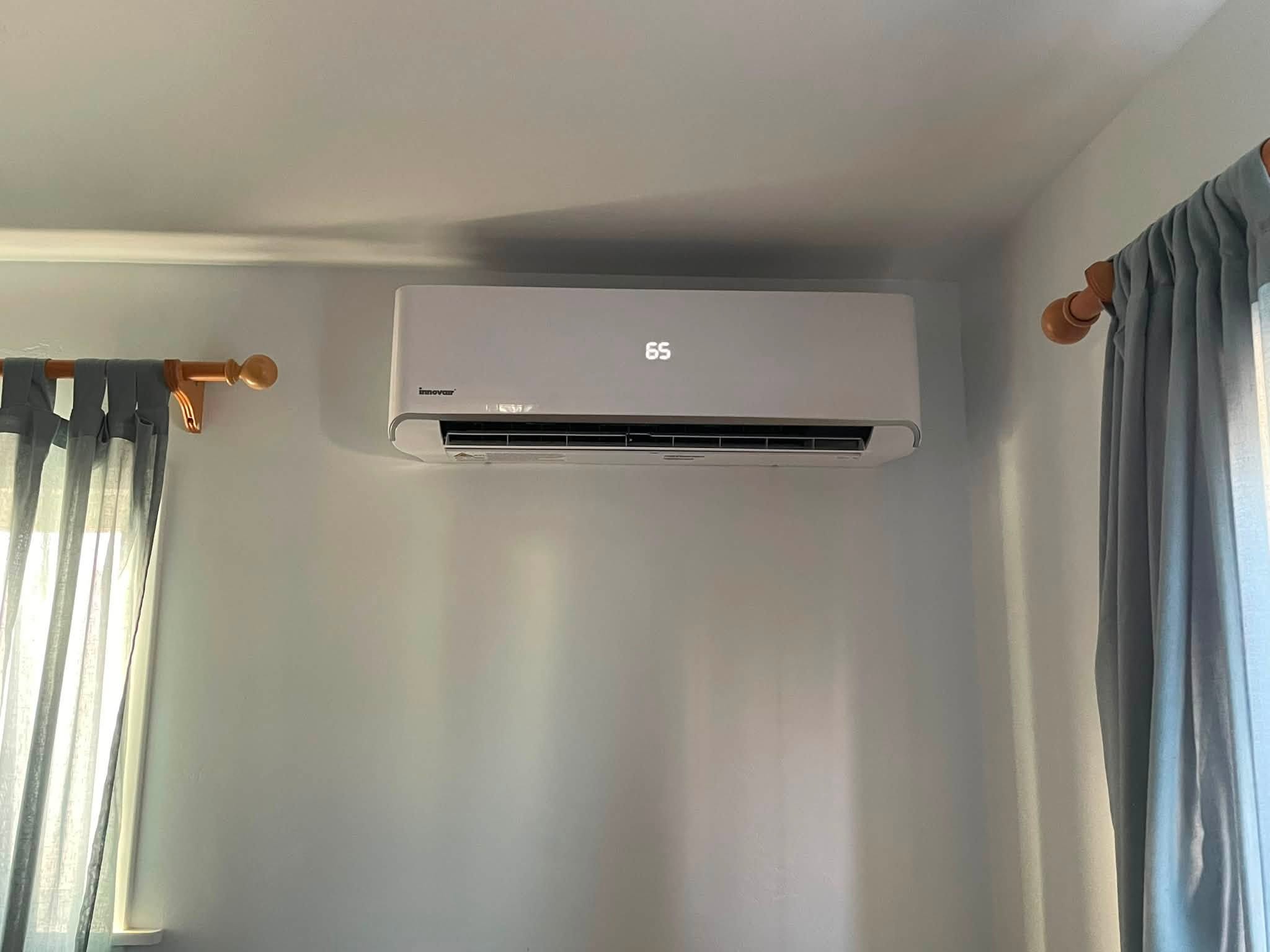 Wall-mounted ductless mini-split system